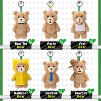 Pop Mart x Ted 2: Teddy Bear Action Series Posable Plush Keychain Blind Box (1pc)
