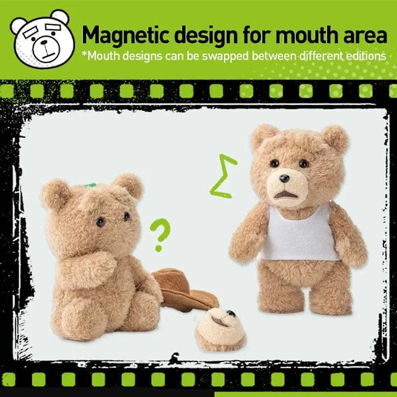 Pop Mart x Ted 2: Teddy Bear Action Series Posable Plush Keychain Blind Box (1pc)
