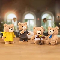 Pop Mart x Ted 2: Teddy Bear Action Series Posable Plush Keychain Blind Box (1pc)