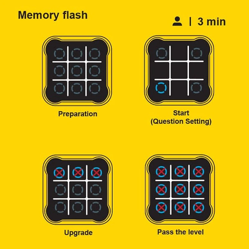 Tic Tap Go! Electronic Touchscreen Tic-Tac-Toe Game