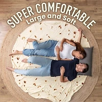Cozy Cuddler Giant Fleece Tortilla Blanket (80") | As Seen On TikTok!