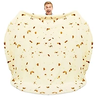 Cozy Cuddler Giant Fleece Tortilla Blanket (80") | As Seen On TikTok!