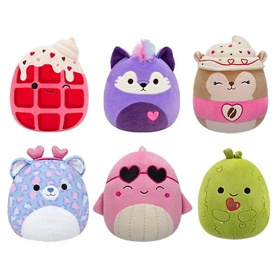 Squishmallows Super Soft Plush Toys 7.5" Valentine's Day Squad 2026 Assortment A (1pc) Ships Assorted