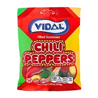 Vidal Spicy Chili Peppers Filled Gummies - 3.5oz