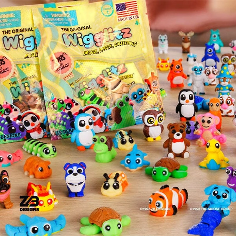 Wigglitz: The Original Collectable 3D Printed Figurines Fidget Toy (1pc) Ships Assorted