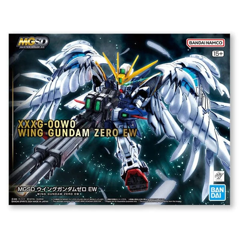 BANDAI Hobby MGSD XXXG-00W0 Wing Gundam Zero EW 1/144 Scale 5" Model Kit