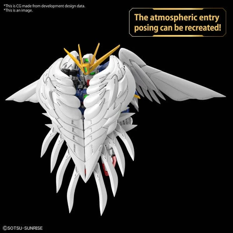 BANDAI Hobby MGSD XXXG-00W0 Wing Gundam Zero EW 1/144 Scale 5" Model Kit