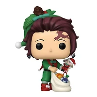 Funko Pop Plus! Demon Slayer- Tanjiro Holiday Figure