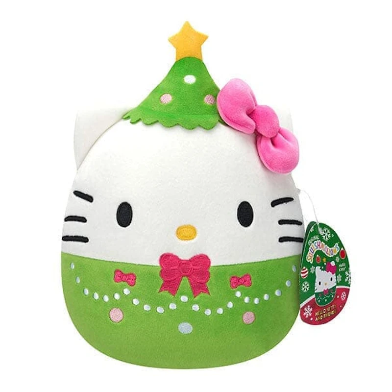 Squishmallows Super Soft Plush Toys 8" Hello Kitty Christmas Squad 2024 Assortment A (Characters Ship Assorted)
