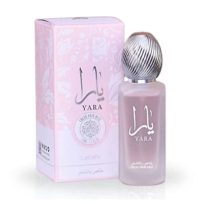 Yara Fresh Hair Mist by Lattafa Perfumes Femme Fragrance Spray (50mL)