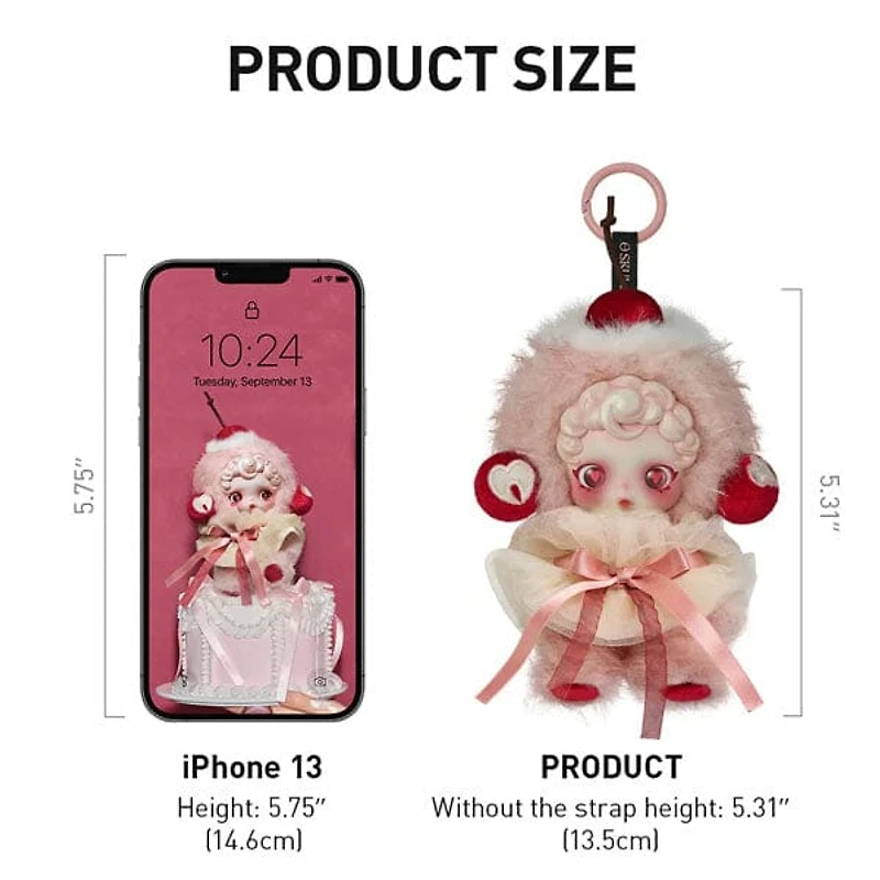 Pop Mart x Skullpanda: You Found Me! Series Plush Keychain Blind Box (1pc)