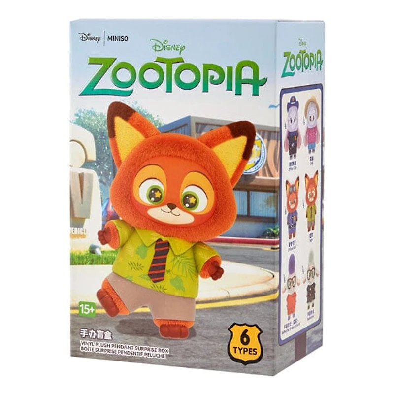 MINISO x Disney: Zootopia Series Plush Keychain Blind Box (1pc)