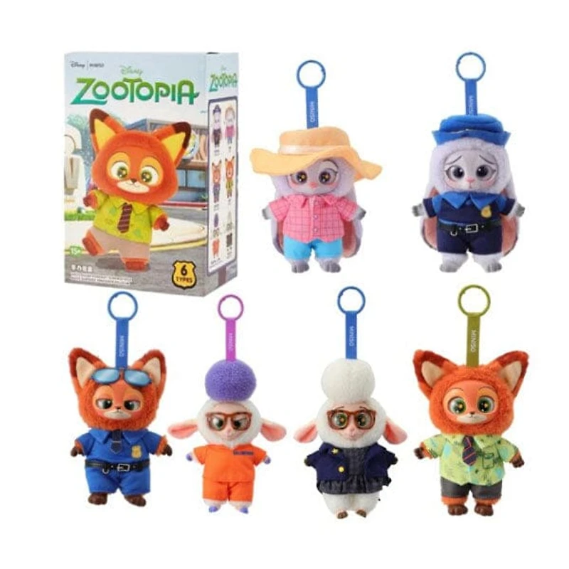 MINISO x Disney: Zootopia Series Plush Keychain Blind Box (1pc)