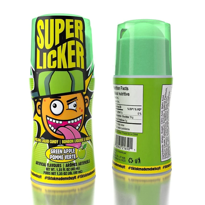 Super Licker Rolling Liquid Candy (Flavor Ships Asst.)