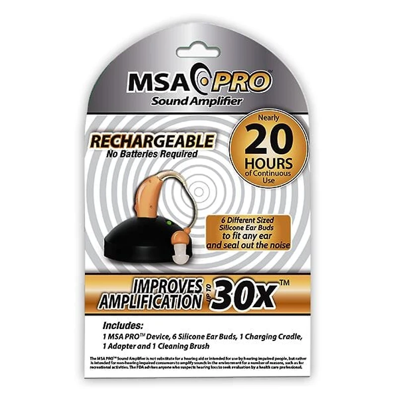 MSA Pro 30X Sound Amplifier Hearing Aid