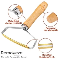 RemovEZE: The Multi-Purpose Lint Cleaner Comb (2pk) | Pure Copper Blades!
