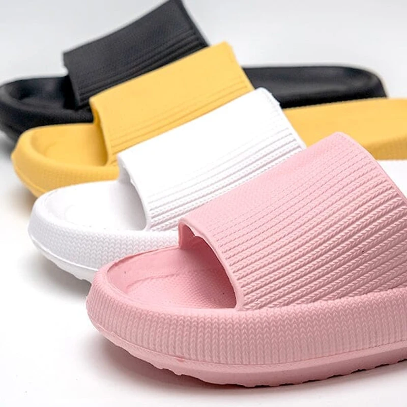 Shhhandals Unisex Anti-Slip Waterproof Comfort Pool Slides - White (Multiple Sizes)