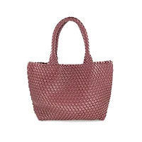 Bc braided woven tote