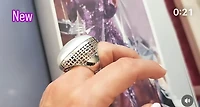 Carolina Olivares pearl ring