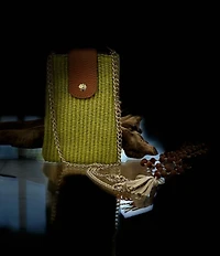 Lc wicker mini crossbody bags