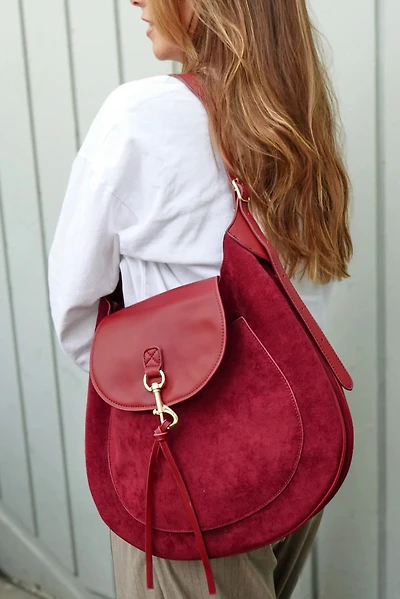 Bc suede moon bag