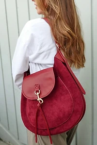 Bc suede moon bag