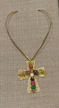 I stone choker cross