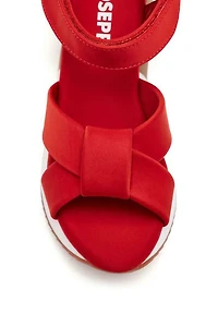 Gioseppo Heath red shoes
