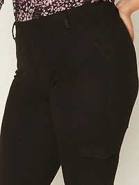 Pantalon droit décontracté à enfiler
