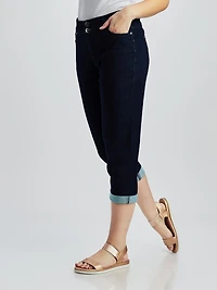 Denim capri