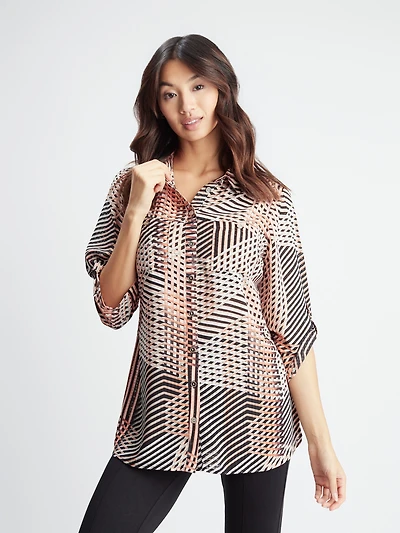 Blouse à manches 3/4