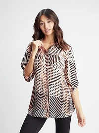 Blouse à manches 3/4