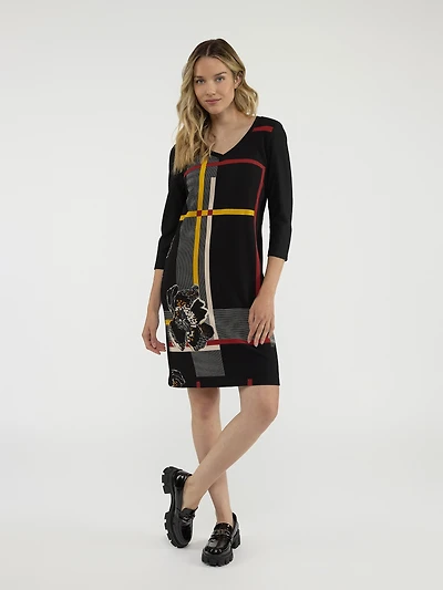 Midi knit dress