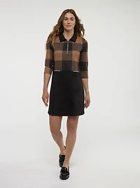 Robe midi en tricot
