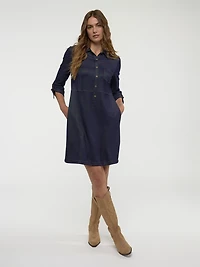 Robe droite semi-ajustée en tricot