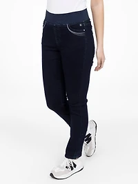 Jean étroit à enfiler