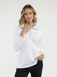 T-shirt semi-ajusté à manches longues