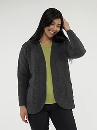 Cardigan en tricot ouvert