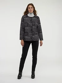 Knit semi-fitted vest