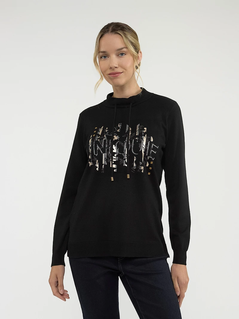 Chandail en tricot à manches longues