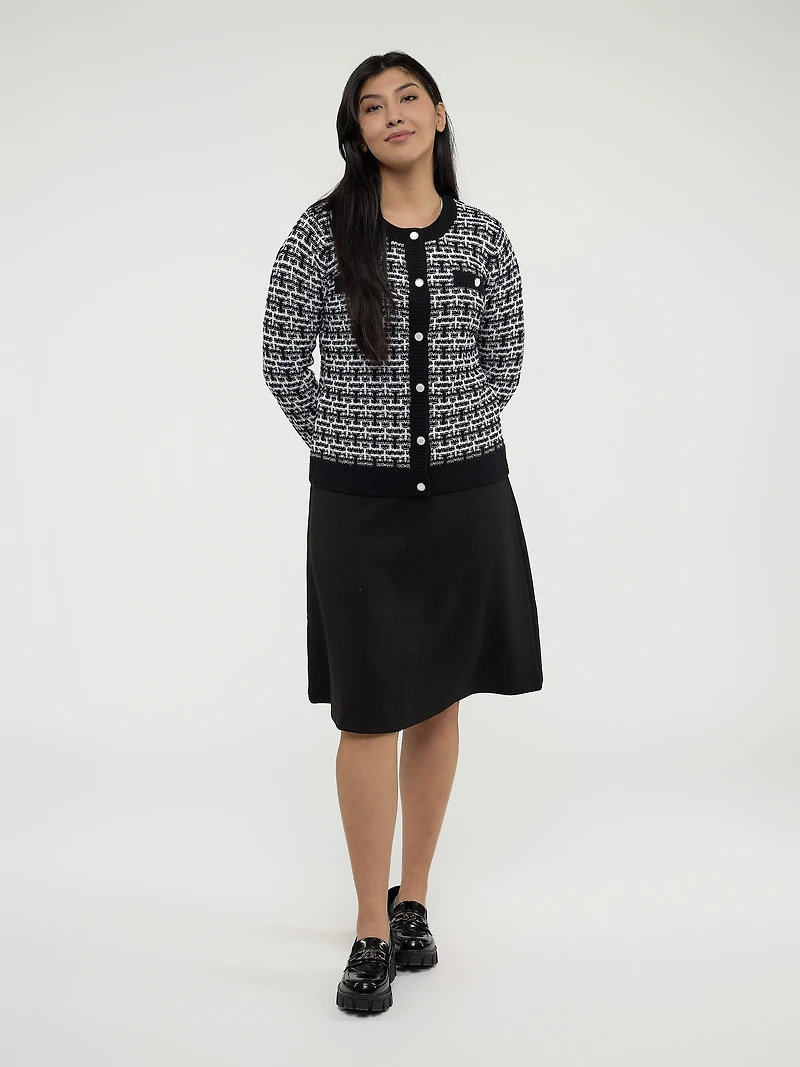 Knit cardigan