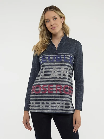 Semi-fitted knit tunic