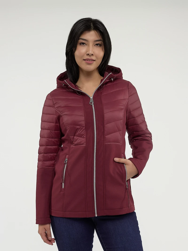Manteau coquille mi-cuisse semi-ajusté