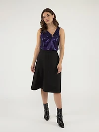 Semi-fitted tank top