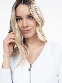 Cardigan semi-ajusté à manches longues