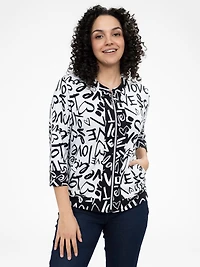 Cardigan semi-ajusté à manches 3/4