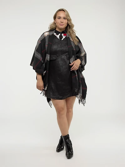 Knit poncho