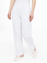 Pantalon habillé droit à enfiler