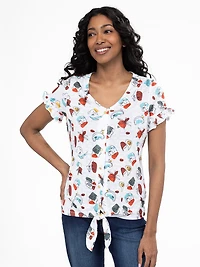 T-shirt semi-ajusté à manches courtes