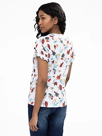 T-shirt semi-ajusté à manches courtes